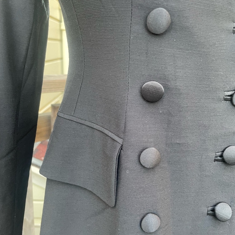 Plein Sud for Bergdorf Goodman black fitted blazer - Picture 4 of 7